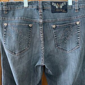 ****** 5 for $25 V Cristina Denim Shorts With Bling Pockets